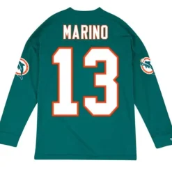 Name & Number Longsleeve Miami Dolphins Dan Marino