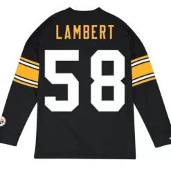 Name & Number Longsleeve Pittsburgh Steelers Jack Lambert
