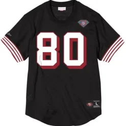 Name & Number Mesh Crew Neck San Francisco 49Ers Jerry Rice