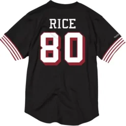 Name & Number Mesh Crew Neck San Francisco 49Ers Jerry Rice