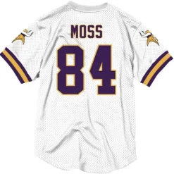 Name & Number Mesh Crew Neck Minnesota Vikings Randy Moss