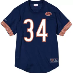 Name & Number Mesh Crewneck Chicago Bears 1983 Walter Payton