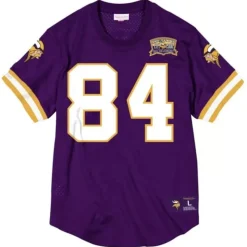 Name & Number Mesh Crewneck Minnesota Vikings Randy Moss
