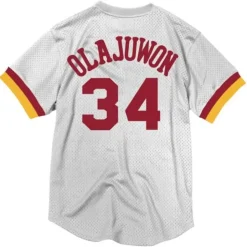 Name & Number Mesh Crewneck Houston Rockets Hakeem Olajuwon