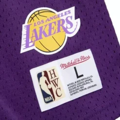 Name & Number Mesh Ss Hoodie Los Angeles Lakers 1985 Magic Johnson