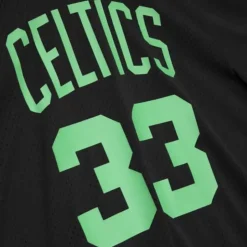 Name & Number Mesh Ss Hoodie Boston Celtics 1986 Larry Bird