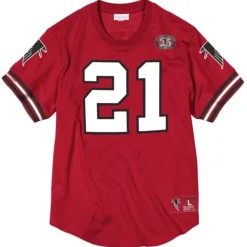 Name & Number Mesh Top Atlanta Falcons 1990 Deion Sanders