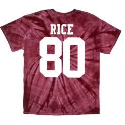 Name & Number Spider Tee San Francisco 49Ers 1988 Jerry Rice