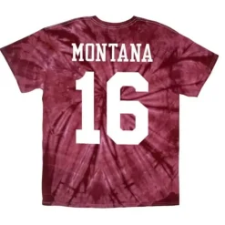 Name & Number Spider Tee San Francisco 49Ers 1990 Joe Montana