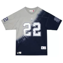 Name & Number Ss Tie Dye Top Dallas Cowboys Emmitt Smith
