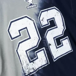 Name & Number Ss Tie Dye Top Dallas Cowboys Emmitt Smith
