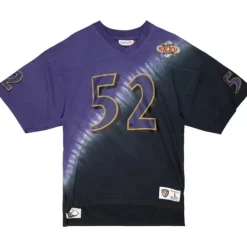 Name & Number Ss Tie Dye Top Baltimore Ravens Ray Lewis