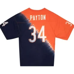Name & Number Ss Tie Dye Top Chicago Bears Walter Payton