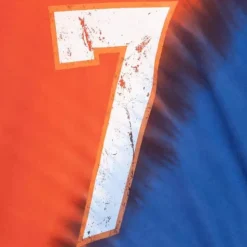 Name & Number Ss Tie Dye Top Denver Broncos John Elway