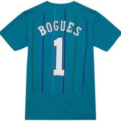 Name & Number Tee Charlotte Hornets 1993-94 Muggsy Bogues