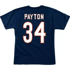 Name & Number Tee Chicago Bears Walter Payton