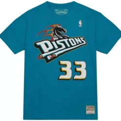 Name & Number Tee Detroit Pistons 1998-99 Grant Hill