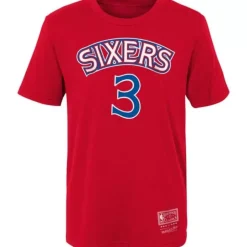Name & Number Tee Philadelphia 76Ers Allen Iverson