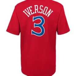 Name & Number Tee Philadelphia 76Ers Allen Iverson