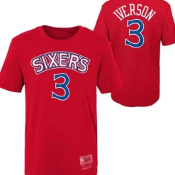 Name & Number Tee Philadelphia 76Ers Allen Iverson