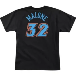 Name & Number Tee Utah Jazz Karl Malone