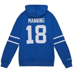 Name And Number Fleece Hoodie Indianapolis Colts 2006 Peyton Manning