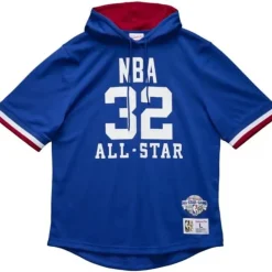 Name And Number Mesh Hoody All Star West 1985-86 Magic Johnson