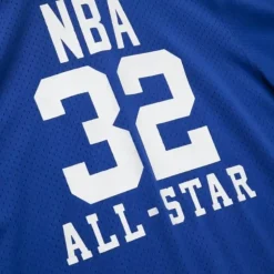 Name And Number Mesh Hoody All Star West 1985-86 Magic Johnson