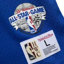 Name And Number Mesh Hoody All Star West 1985-86 Magic Johnson