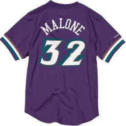 Name And Number Mesh Top Utah Jazz 1996-97 Karl Malone