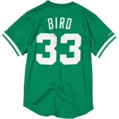 Name And Number Mesh Top Boston Celtics 1986-87 Larry Bird