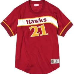 Name And Number Mesh Top Atlanta Hawks 1987-88 Dominique Wilkins