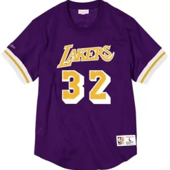 Name And Number Mesh Top Los Angeles Lakers Magic Johnson