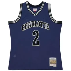 Off Court Chenille Swingman Larry Johnson Charlotte Hornets 1994-95 Jersey