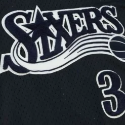 Off Court Chenille Swingman Allen Iverson Philadelphia 76Ers 2000-01 Jersey
