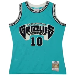 Off Court Chenille Swingman Mike Bibby Vancouver Grizzlies 1998-99 Jersey