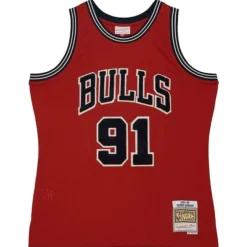 Off Court Chenille Swingman Dennis Rodman Chicago Bulls 1997-98 Jersey