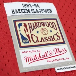 Off Court Chenille Swingman Hakeem Olajuwon Houston Rockets 1993-94 Jersey