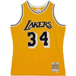 Off Court Chenille Swingman Shaquille O'Neal Los Angeles Lakers 1996-97 Jersey