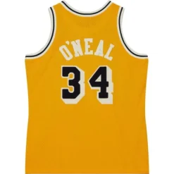 Off Court Chenille Swingman Shaquille O'Neal Los Angeles Lakers 1996-97 Jersey