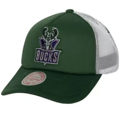 Off The Backboard Trucker Snapback Hwc Milwaukee Bucks