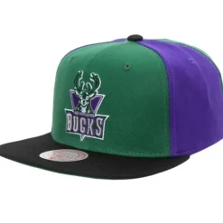 On The Block Snapback Hwc Milwaukee Bucks
