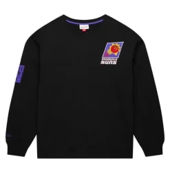 Oversized Logo Fleece Crew Phoenix Suns