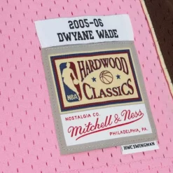 Pink Sugar Bacon Swingman Jersey Miami Heat 2005-06 Dwyane Wade
