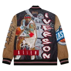 Player Burst Warm Up Jacket Philadelphia 76Ers Allen Iverson