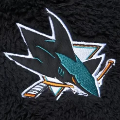 Polar Fleece 1/4 Zip Pullover Hoodie Current Logo San Jose Sharks