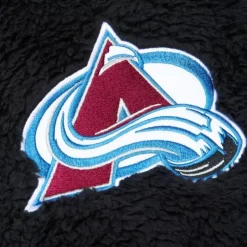 Polar Fleece 1/4 Zip Pullover Hoodie Current Logo Colorado Avalanche