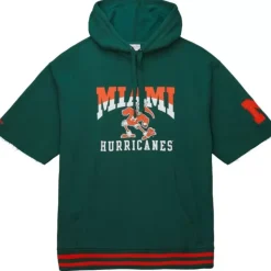 Pre-Game Ss Fleece Hoodie University Of Miami