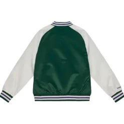 Primetime Lightweight Satin Jacket Milwaukee Bucks