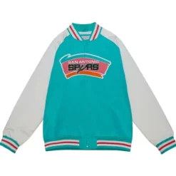 Primetime Lightweight Satin Jacket San Antonio Spurs